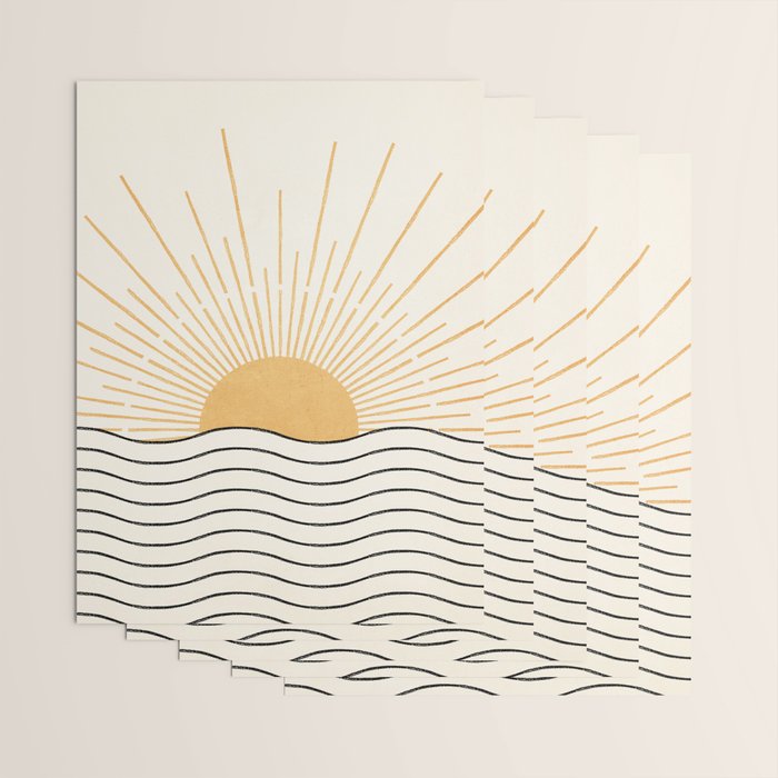 The Sun and The Sea Wrapping Paper Gallery Image 3