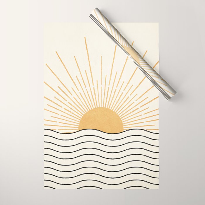 The Sun and The Sea Wrapping Paper Gallery Image 1