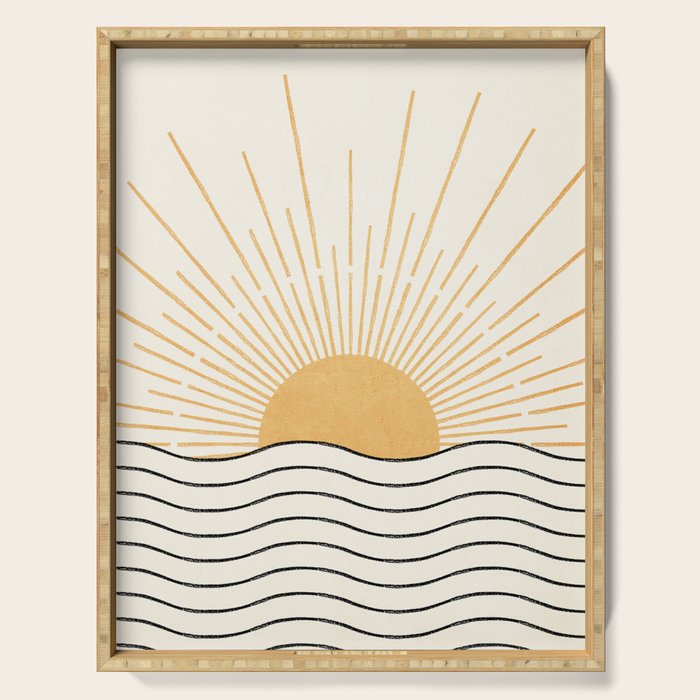 The Sun and The Sea Serving Tray Gallery Image 1