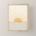 The Sun and The Sea Mini Art Print Gallery Image 1
