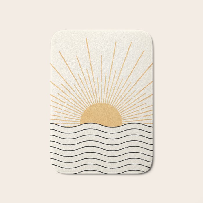 The Sun and The Sea Bath Mat Gallery Image 1
