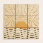 The Sun and The Sea Wood Wall Art Gallery Image 1