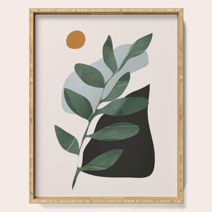 abstract minimal 33/3 Serving Tray Gallery Image 1