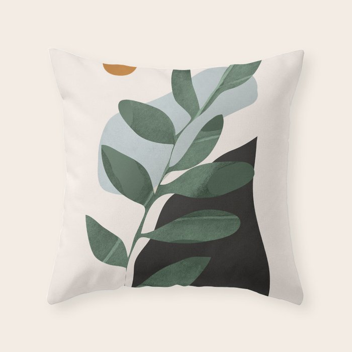 abstract minimal 33/3 Throw Pillow Gallery Image 1