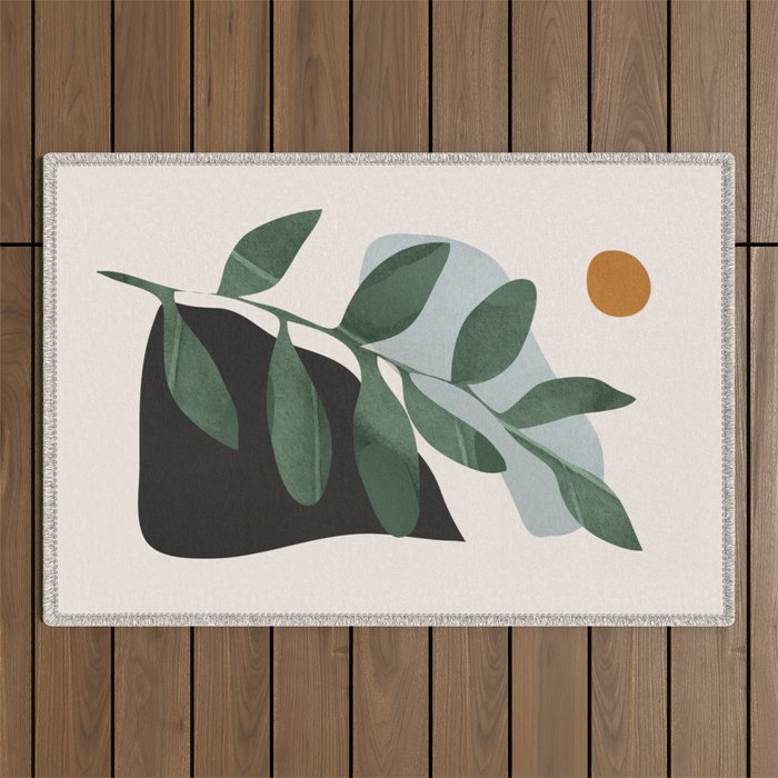 abstract minimal 33/3 Outdoor Rug Gallery Image 1