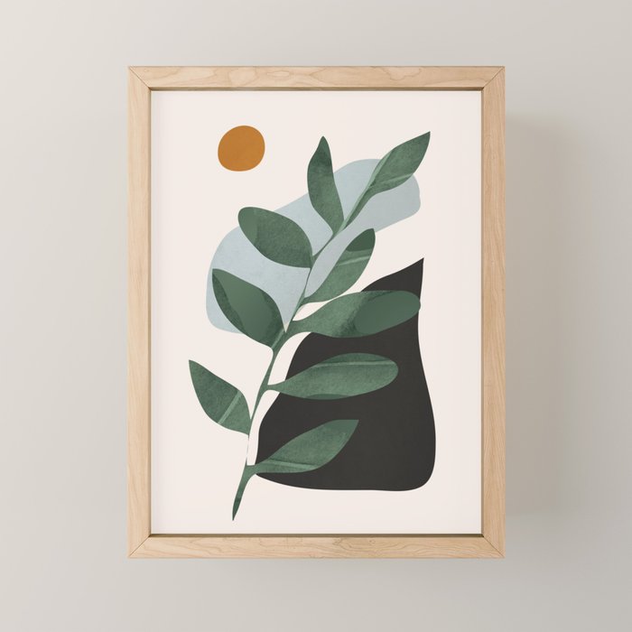 abstract minimal 33/3 Mini Art Print Gallery Image 1