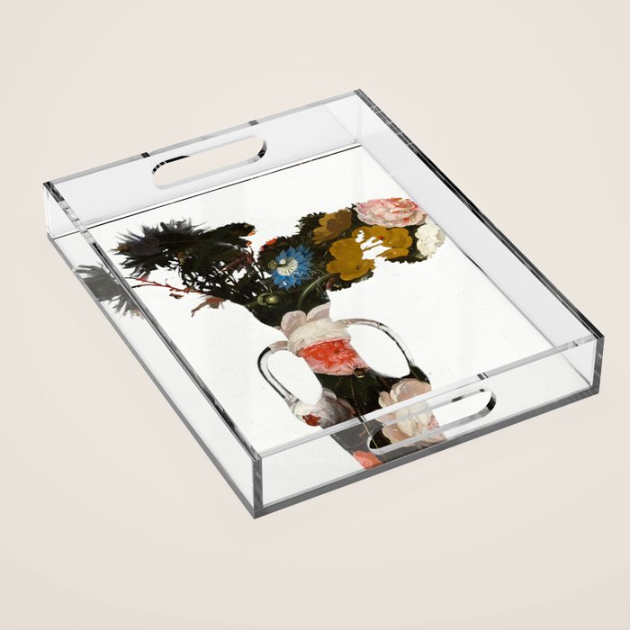 Still life · flowerpower Acrylic Tray Gallery Image 1