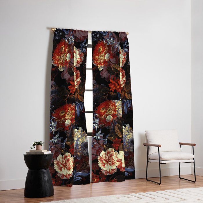 EXOTIC GARDEN - NIGHT XXIII Window Curtain Gallery Image 2