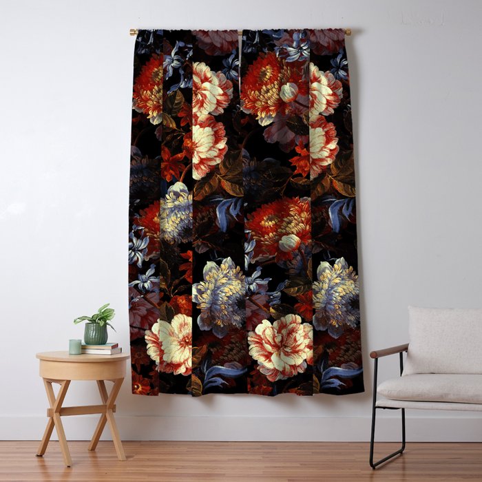 EXOTIC GARDEN - NIGHT XXIII Window Curtain Gallery Image 1