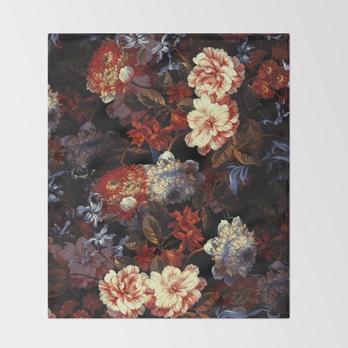 EXOTIC GARDEN - NIGHT XXIII Throw Blanket Gallery Image 2