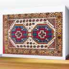 Kozak Bergama Turkish  Antique Rug Print Wall Mural Gallery Image 2