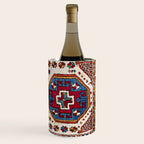 Kozak Bergama Turkish  Antique Rug Print Wine Chiller Gallery Image 3