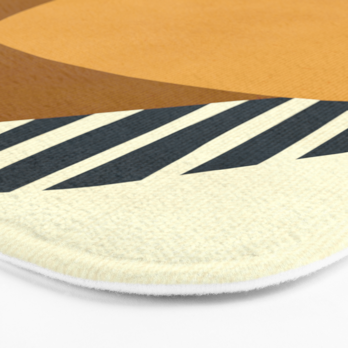 Modern abstract shape N01 Bath Mat Gallery Image 3