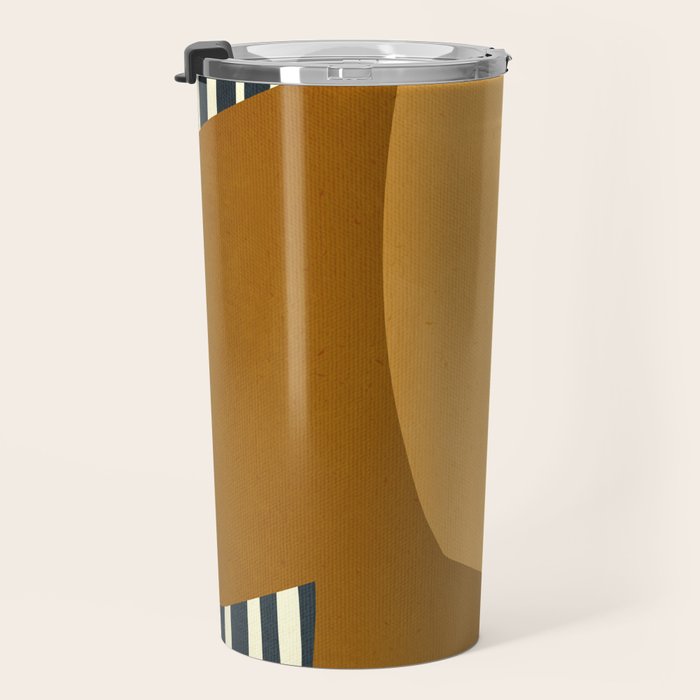 Modern abstract shape N01 Travel Mug Gallery Image 3