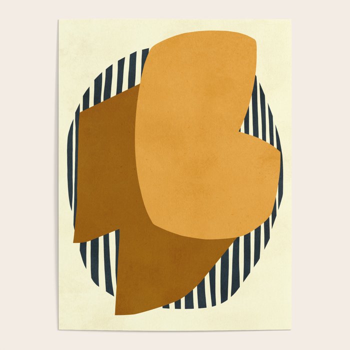 Modern abstract shape N01 Poster Gallery Image 4