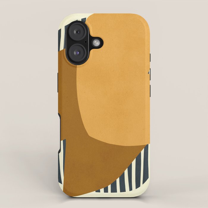 Modern abstract shape N01 iPhone Case Gallery Image 1