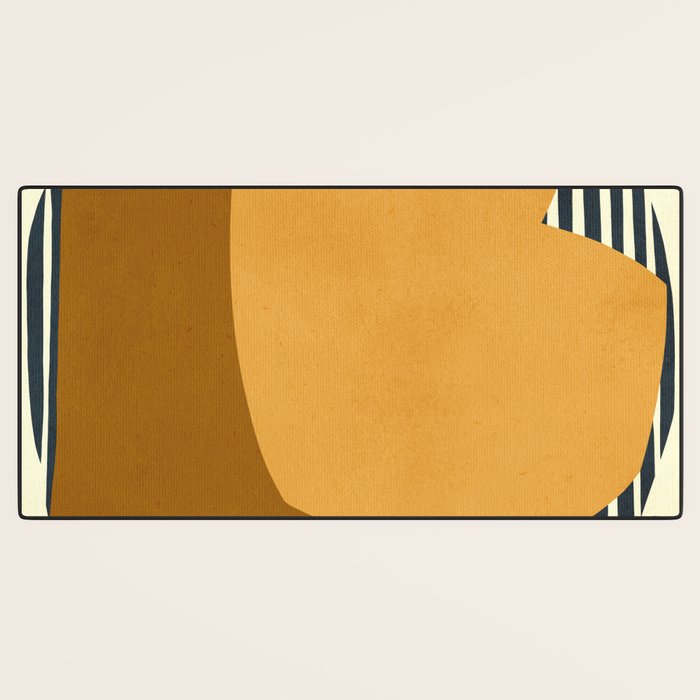 Modern abstract shape N01 Desk Mat Gallery Image 3