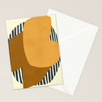 Modern abstract shape N01 Stationery Card Gallery Image 2