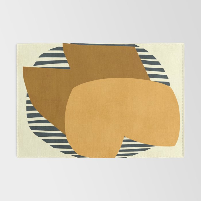 Modern abstract shape N01 Rug Gallery Image 2