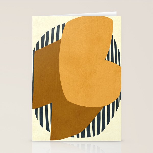 Modern abstract shape N01 Stationery Card Gallery Image 2