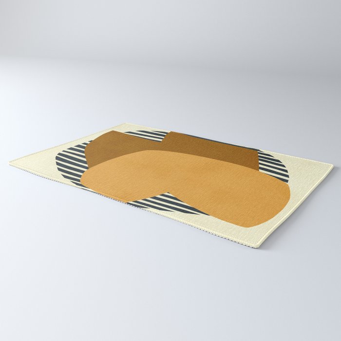 Modern abstract shape N01 Rug Gallery Image 3