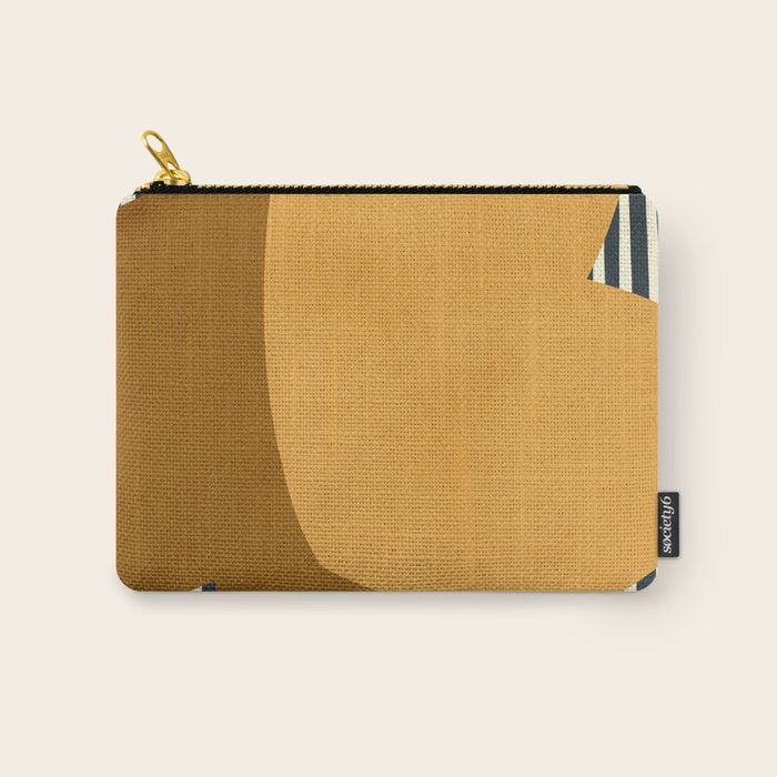 Modern abstract shape N01 Carry All Pouch Gallery Image 1