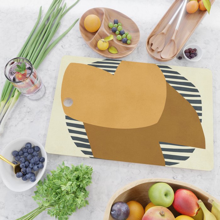 Modern abstract shape N01 Cutting Board Gallery Image 2