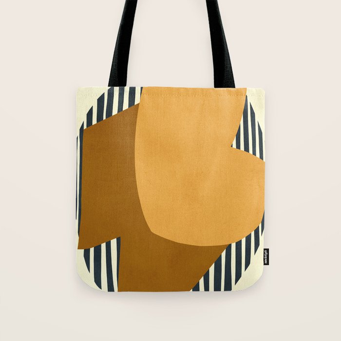 Modern abstract shape N01 Tote Bag Gallery Image 1