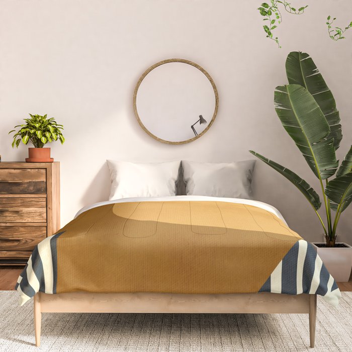 Modern abstract shape N01 Comforter Gallery Image 3