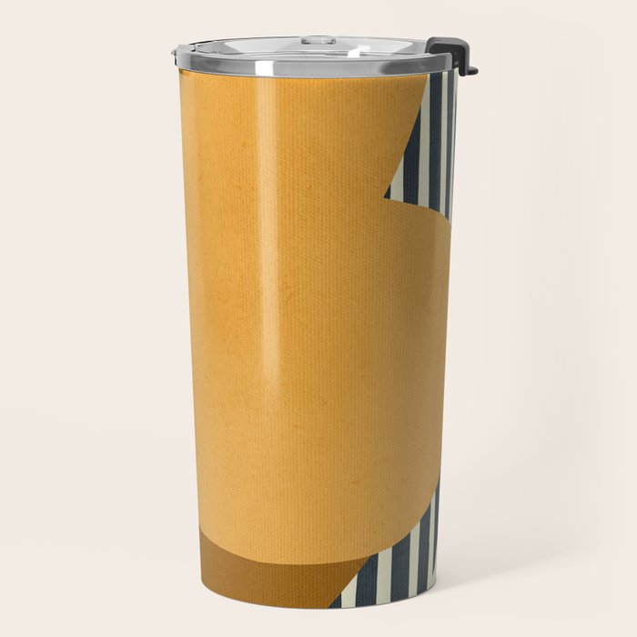 Modern abstract shape N01 Travel Mug Gallery Image 2