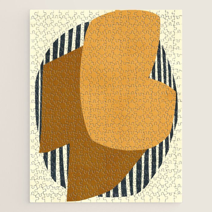 Modern abstract shape N01 Jigsaw Puzzle Gallery Image 1