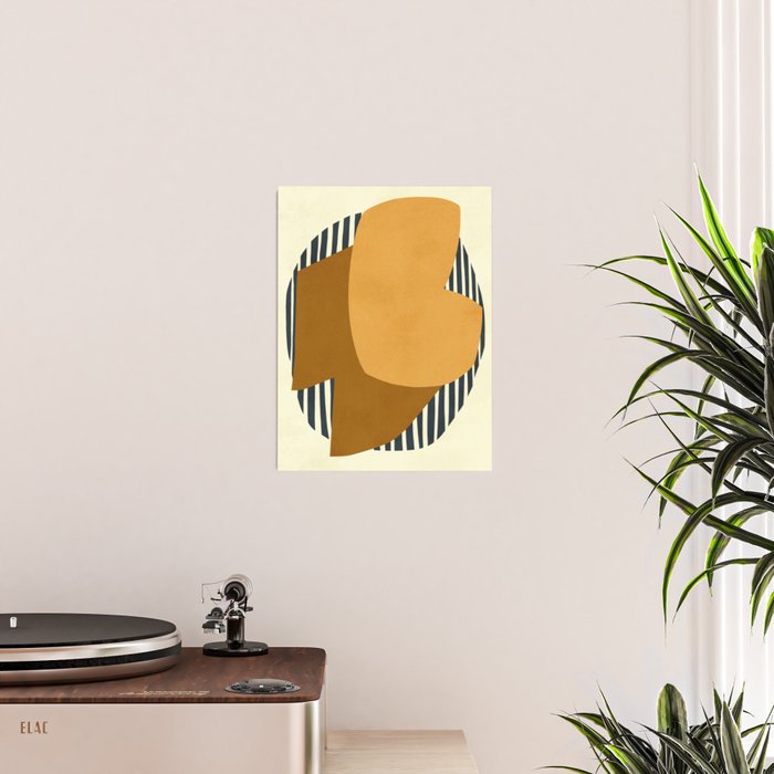 Modern abstract shape N01 Poster Gallery Image 2