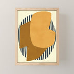 Modern abstract shape N01 Mini Art Print Gallery Image 1