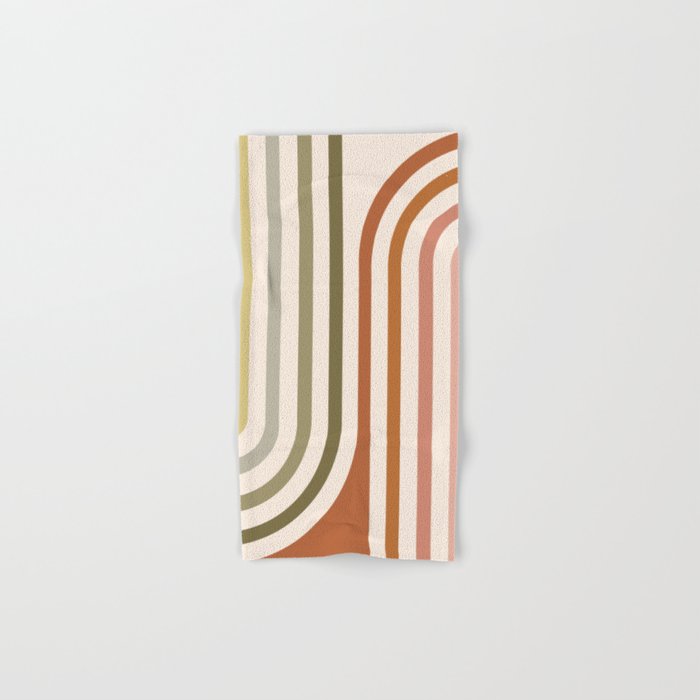 Bold Curvature Stripes I Bath Towel Gallery Image 1