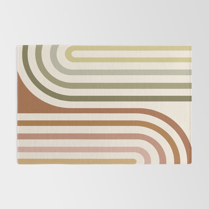Bold Curvature Stripes I Rug Gallery Image 2