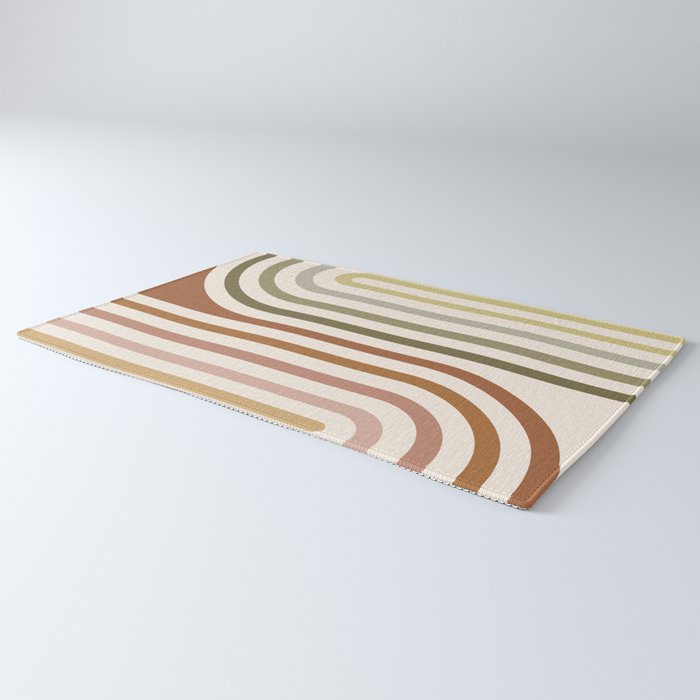 Bold Curvature Stripes I Rug Gallery Image 3