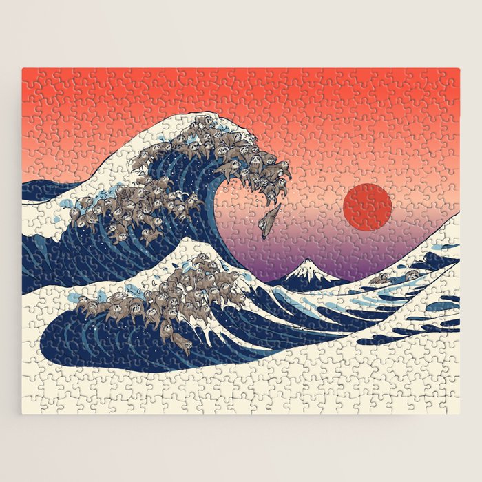 The Great Wave of Sloth Jigsaw Puzzle Gallery Image 1