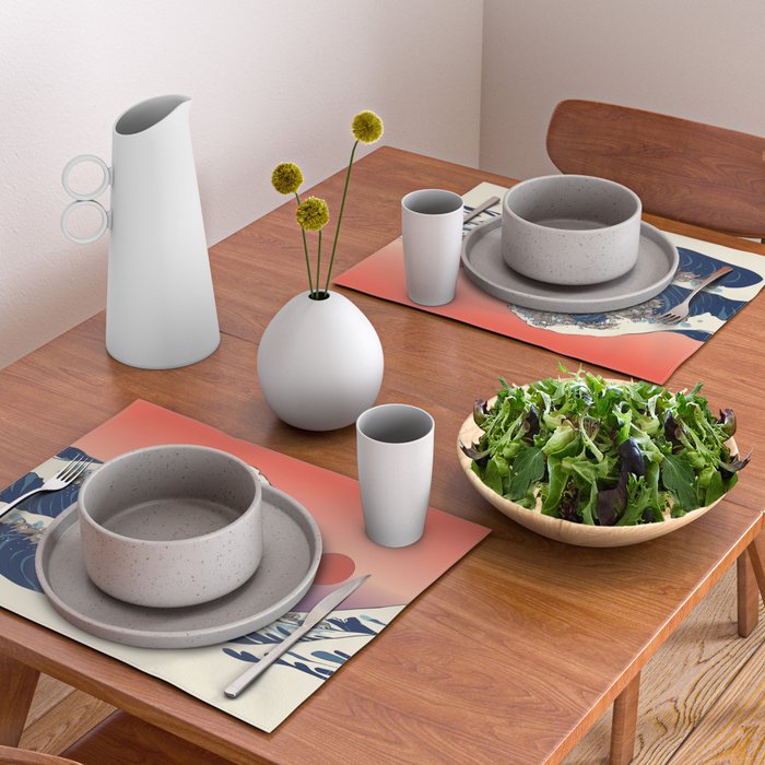 The Great Wave of Sloth Placemat Gallery Image 2