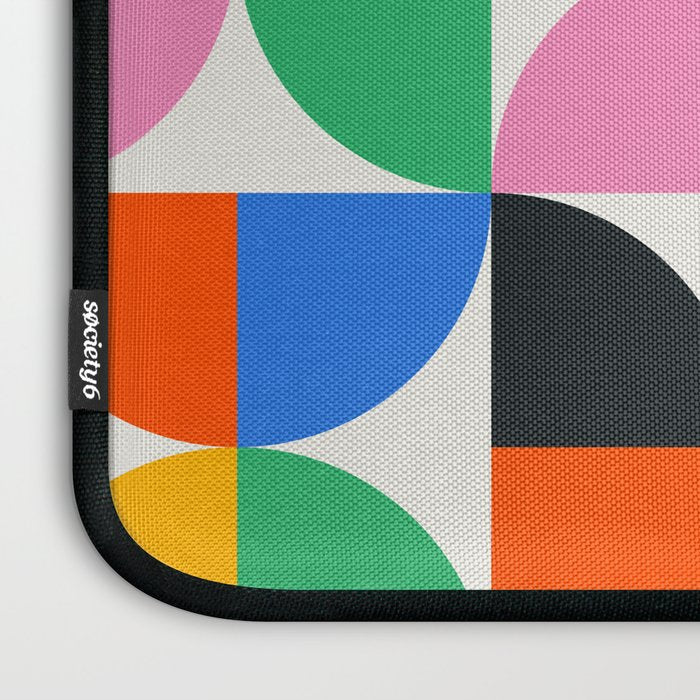 BAUHAUS PATTERN STUDY 02 Laptop Sleeve Gallery Image 3