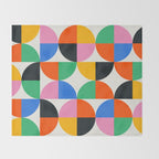 BAUHAUS PATTERN STUDY 02 Throw Blanket Gallery Image 2