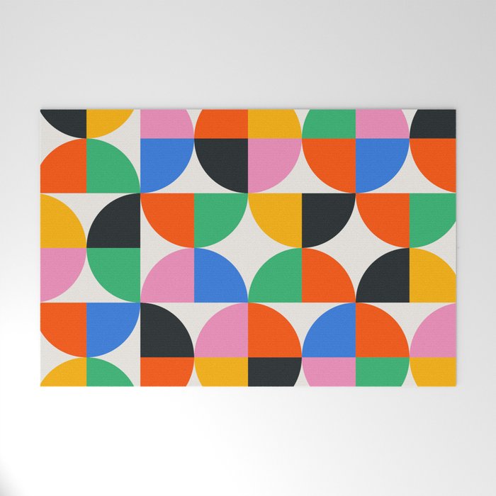 BAUHAUS PATTERN STUDY 02 Welcome Mat Gallery Image 1