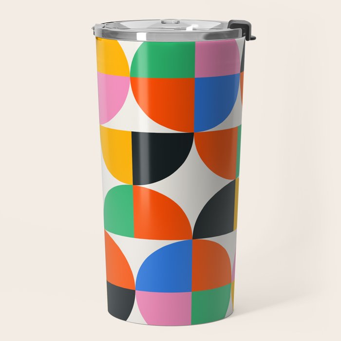 BAUHAUS PATTERN STUDY 02 Travel Mug Gallery Image 2