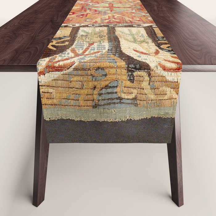 Kaitag 18th Century Caucasian Embroidery Print Table Runner Gallery Image 1