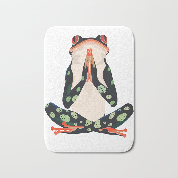 Yoga Frog Bath Mat Gallery Image 1