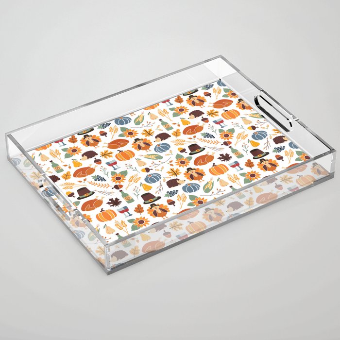 Thanksgiving Celebration Acrylic Tray Gallery Image 1