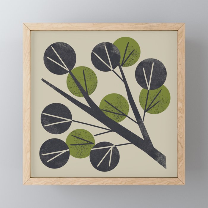 Minimal Branch Mini Art Print Gallery Image 1