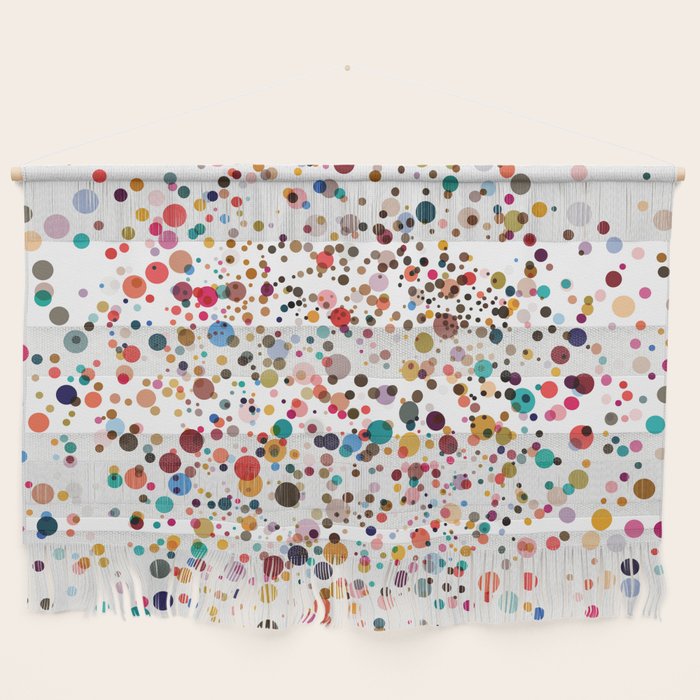 Colorful Splatter Confetti #3 Wall Hanging Gallery Image 1