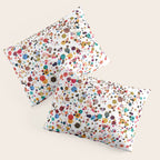 Colorful Splatter Confetti #3 Pillow Sham Gallery Image 3