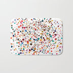 Colorful Splatter Confetti #3 Bath Mat Gallery Image 1