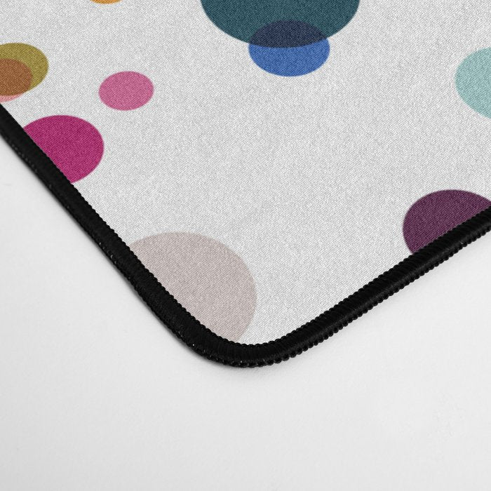 Colorful Splatter Confetti #3 Desk Mat Gallery Image 4